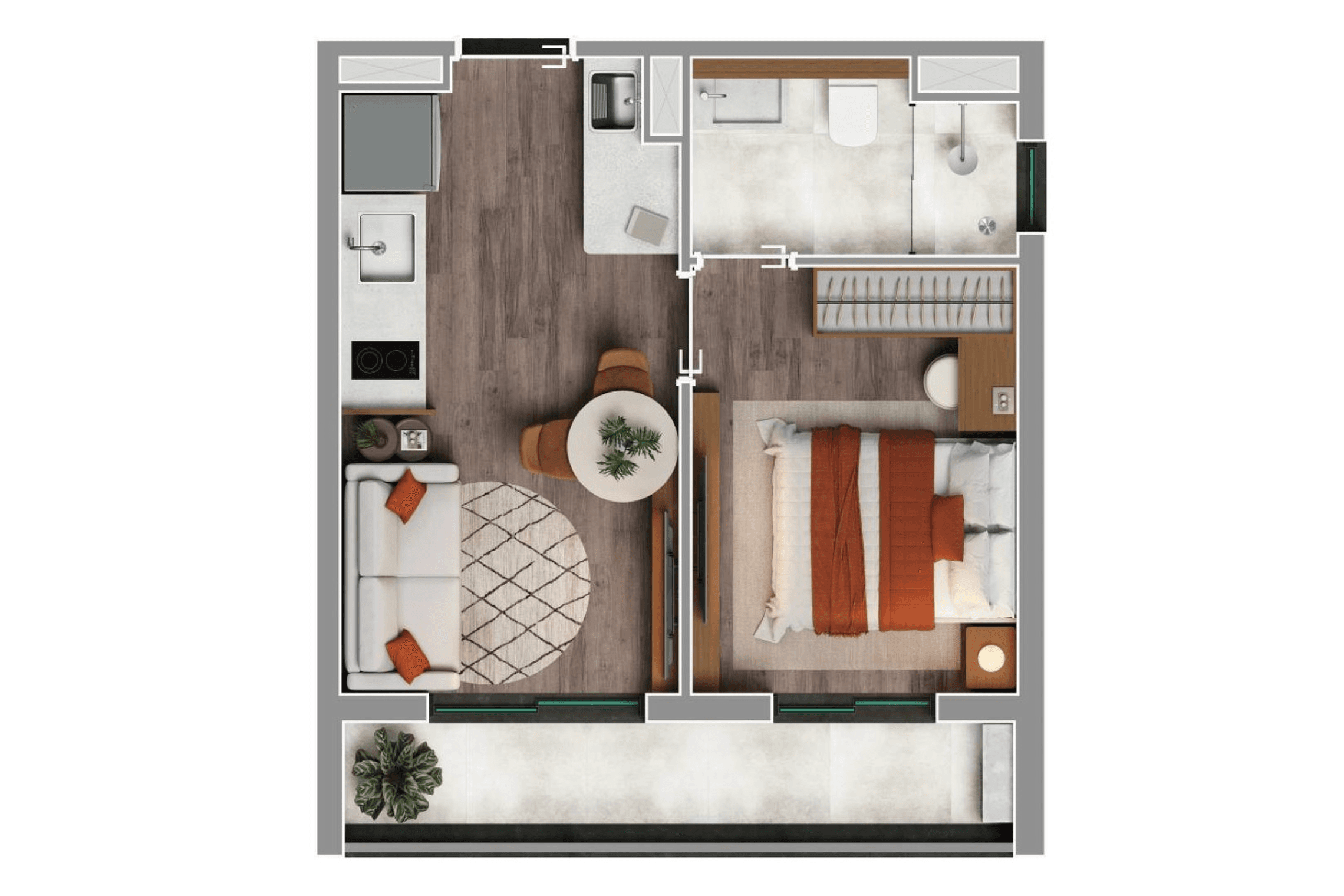 Planta 1 — Gaya Faustolo - Residencial