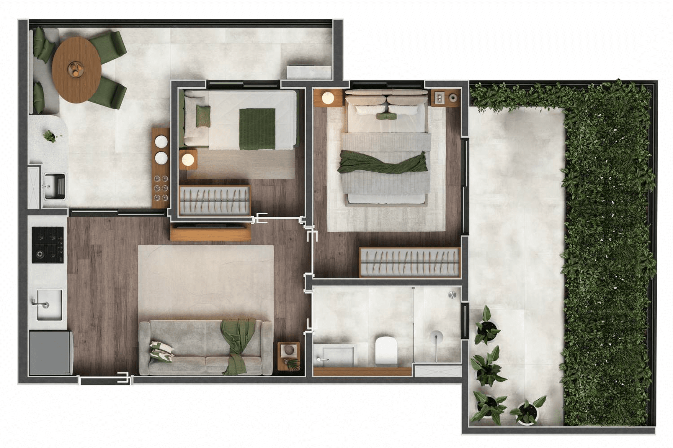 Planta 4 — Gaya Faustolo - Residencial