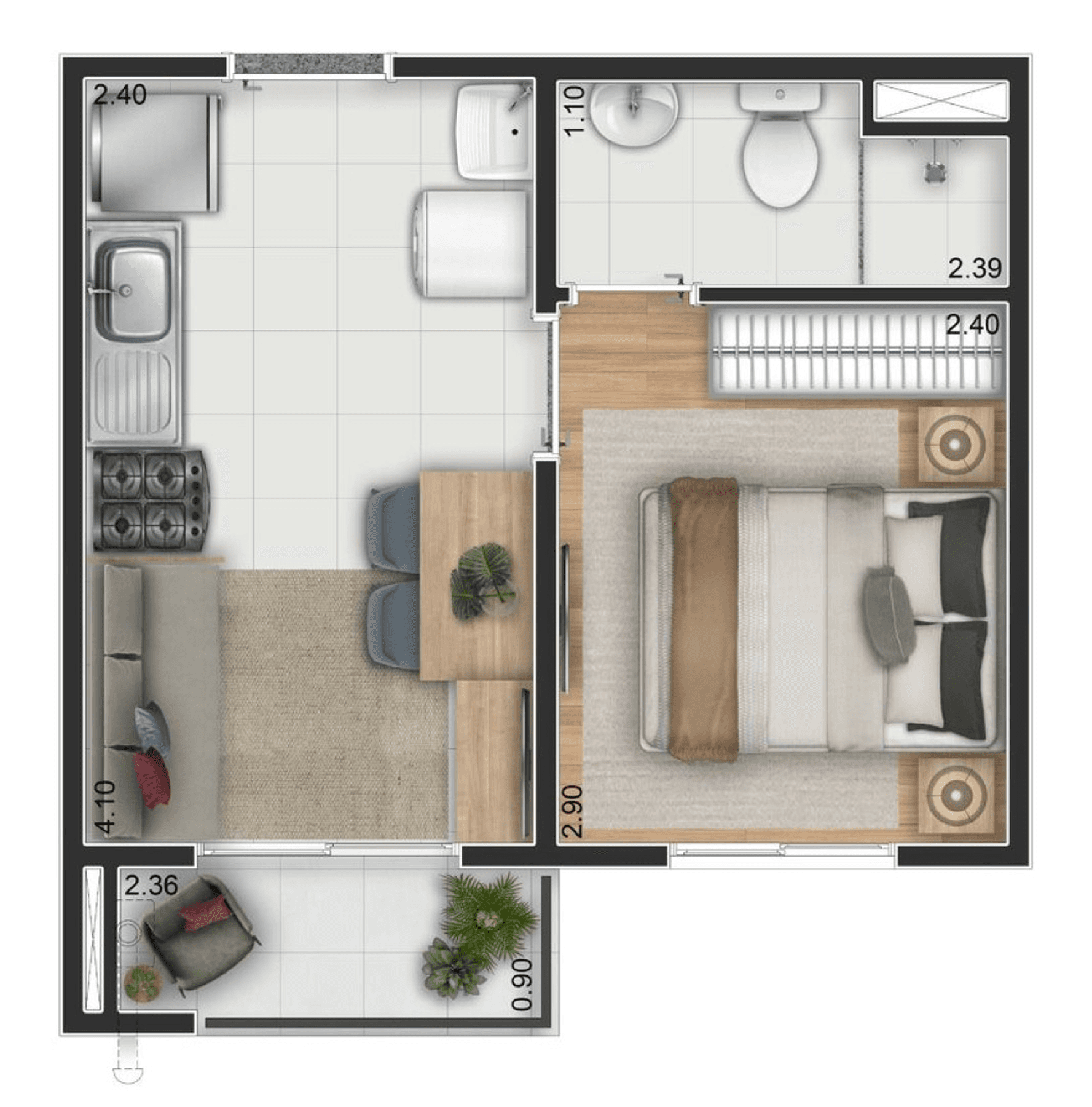 Planta 2 — Elev Ipiranga - Fase 1