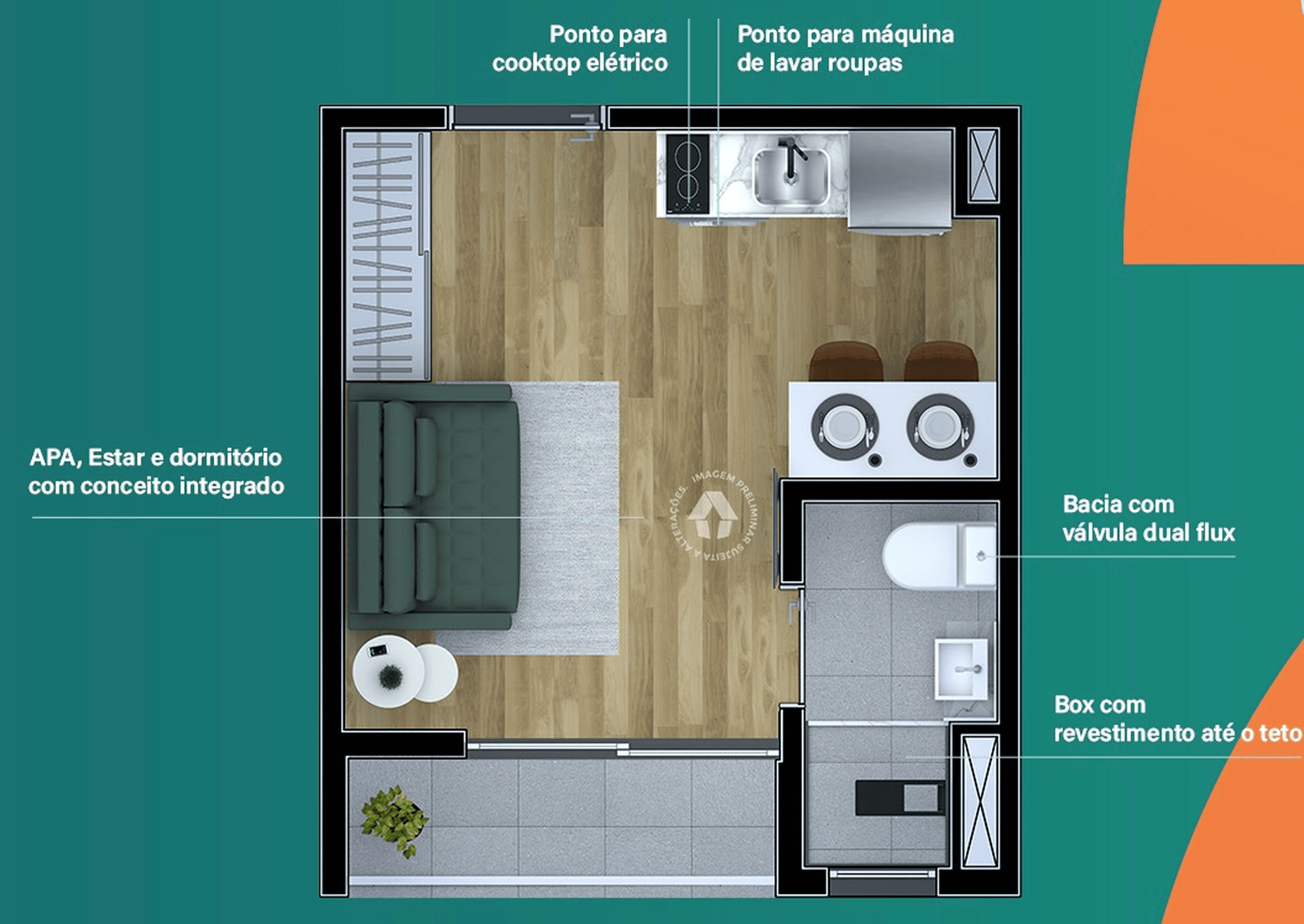 Planta 1 — Metrocasa Parque Independência - Residencial