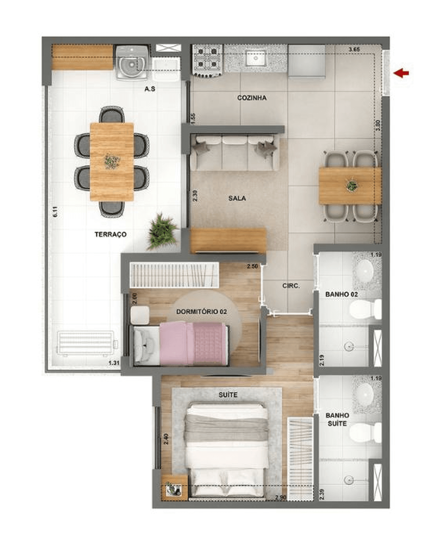 Planta 5 — Parque das Nações Condomínio Laguna