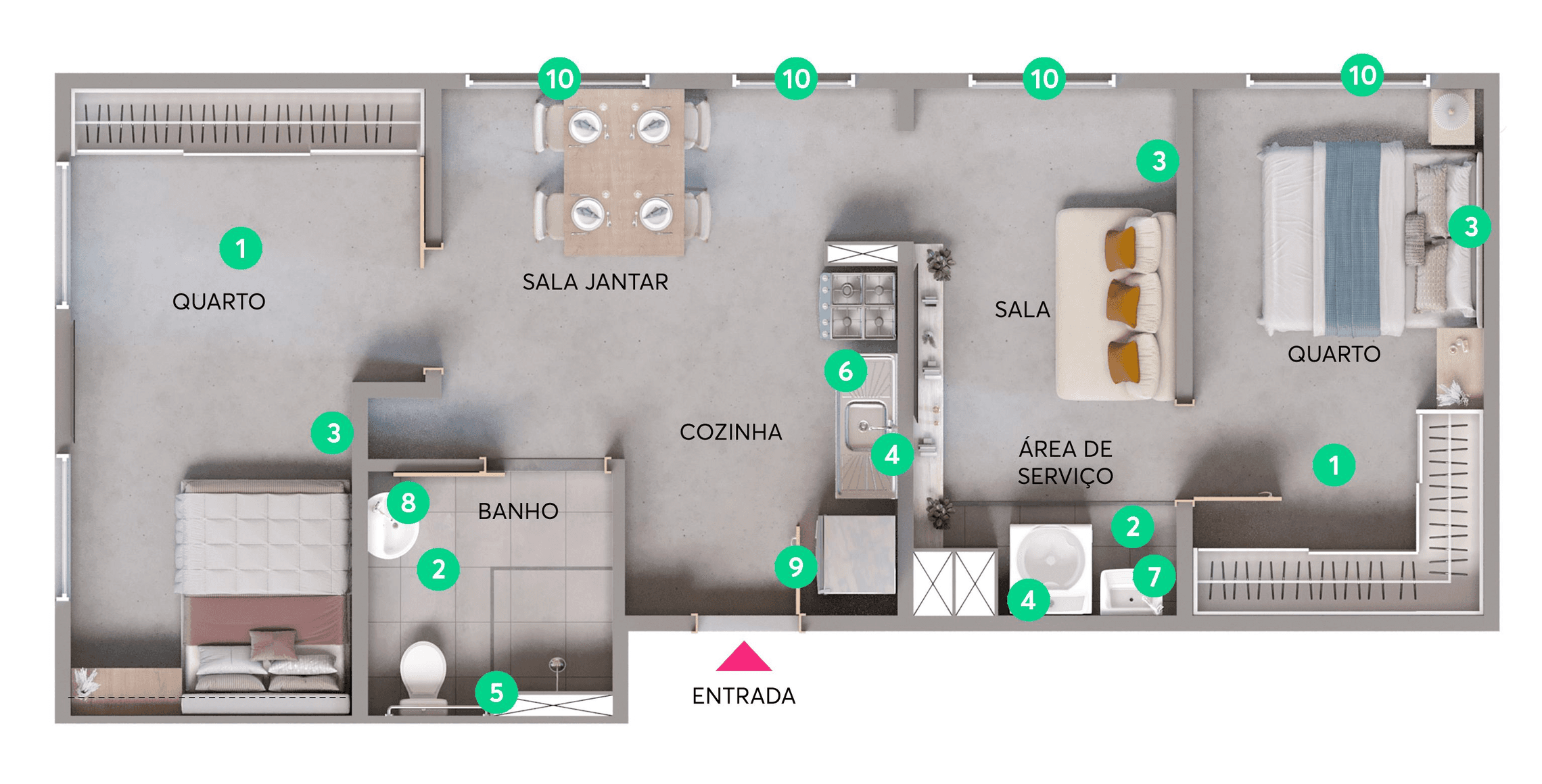Planta 5 — Gran Vista Itaquera - Fase 1
