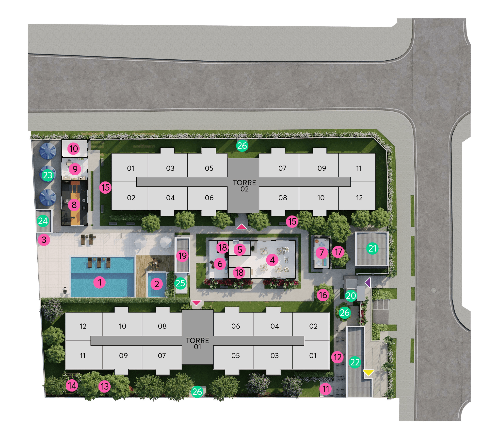 Planta 1 — Saint Guilherme - Fase 1