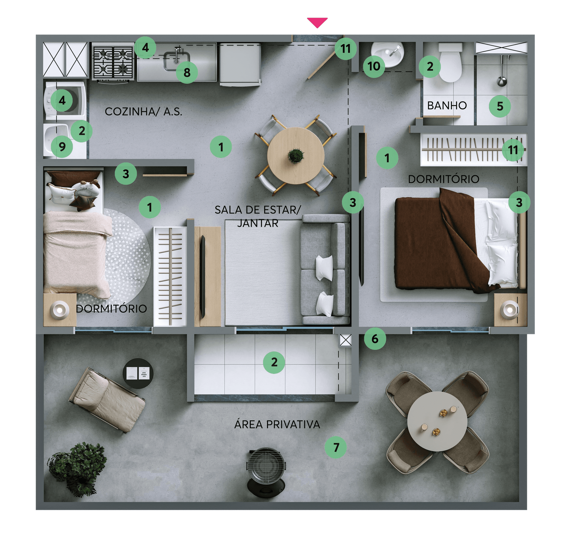 Planta 4 — Nascente Pico dos Marins