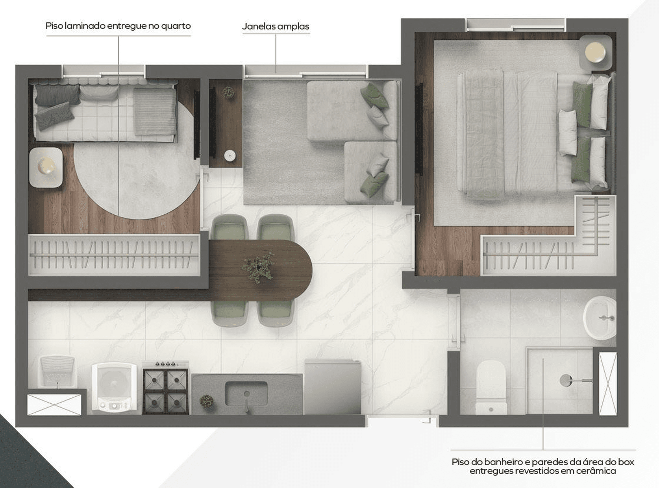 Planta 3 — Grand Vivaz Estação Tamanduateí 2