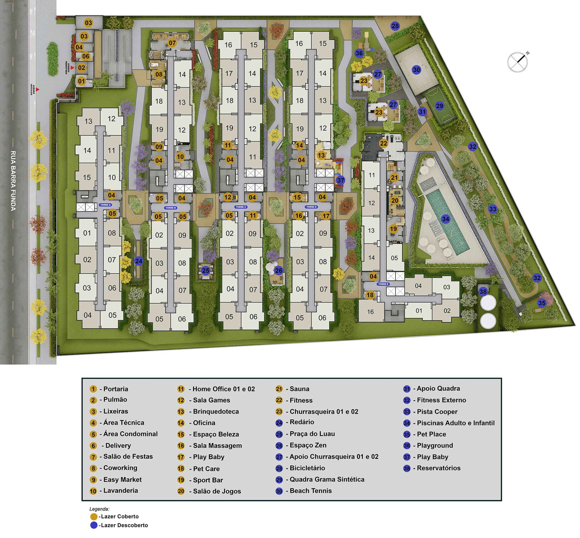 Planta 1 — Barra Funda 900