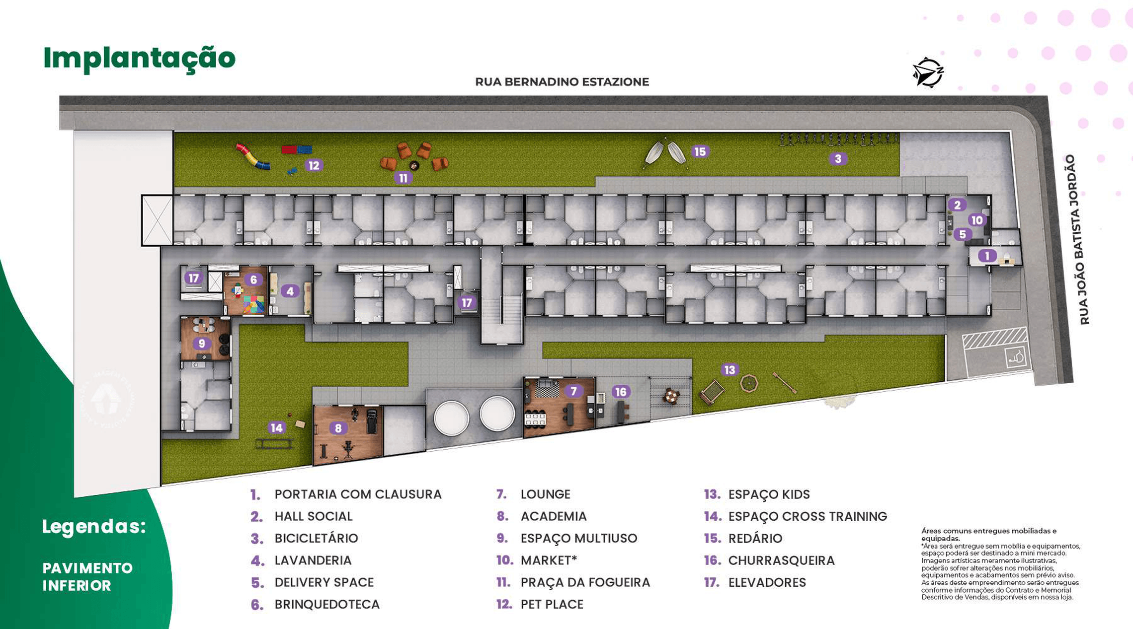 Planta 1 — Metrocasa Estação Giovanni Gronchi - Residencial