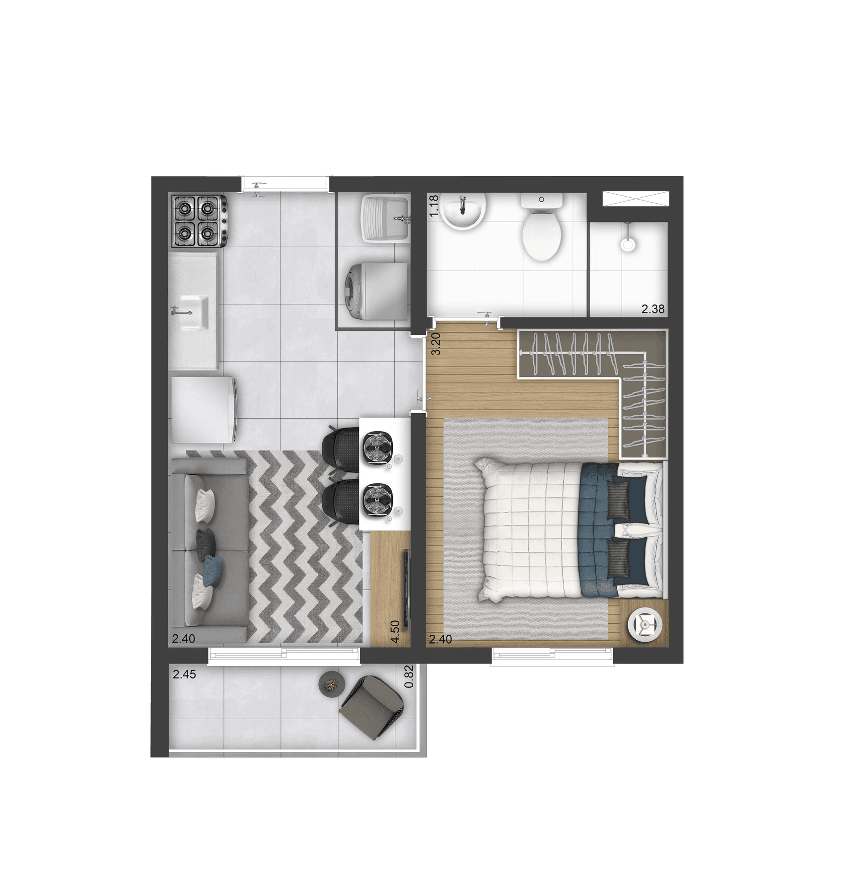 Planta 1 — Plano&Park Santo Amaro - Fase 1