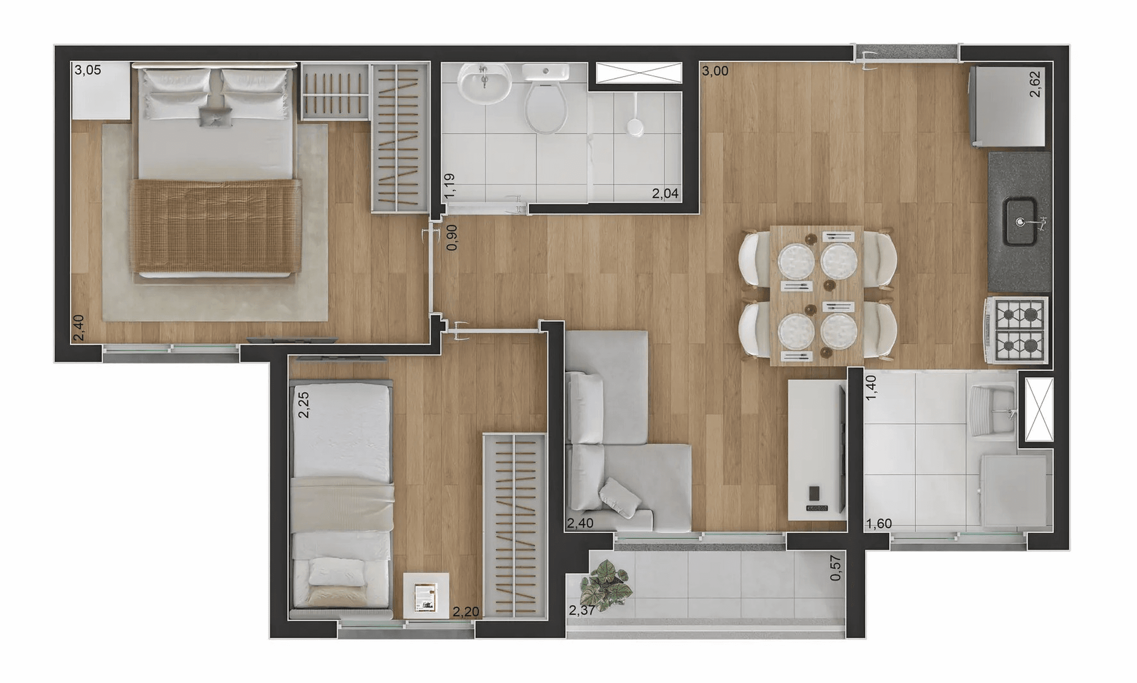 Planta 2 — Spin Zona Sul