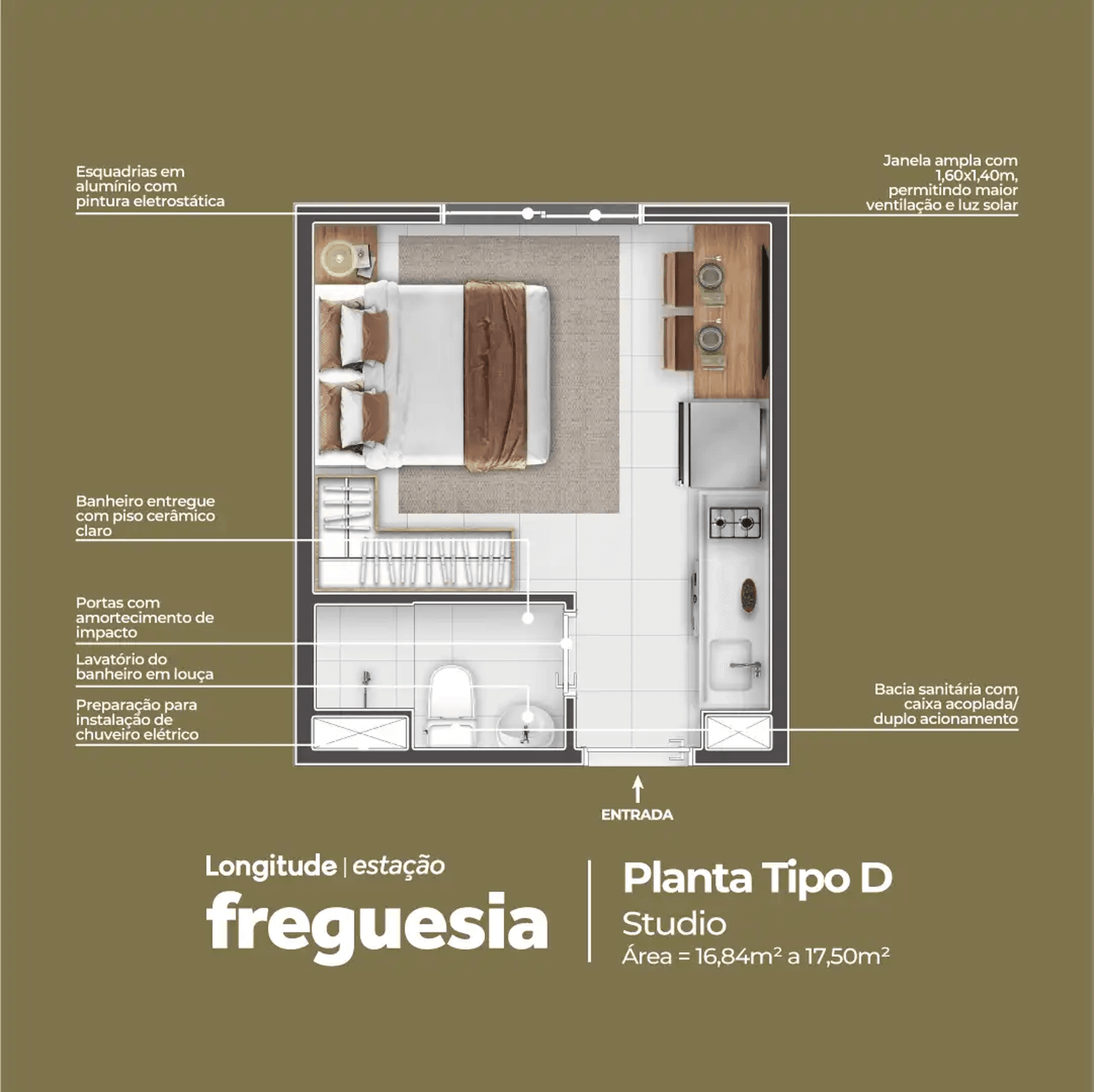 Planta 3 — Longitude Estação Freguesia