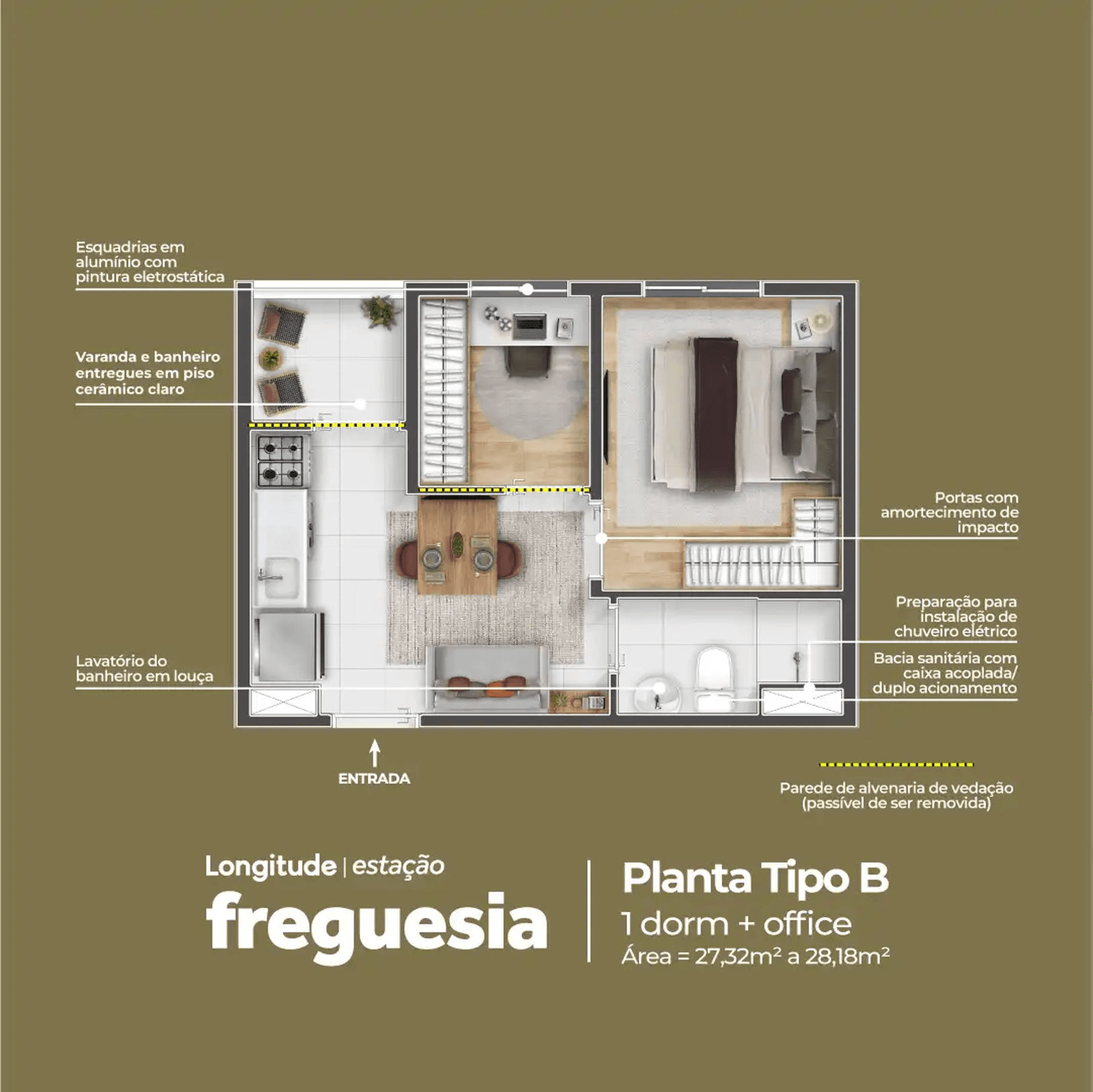 Planta 6 — Longitude Estação Freguesia