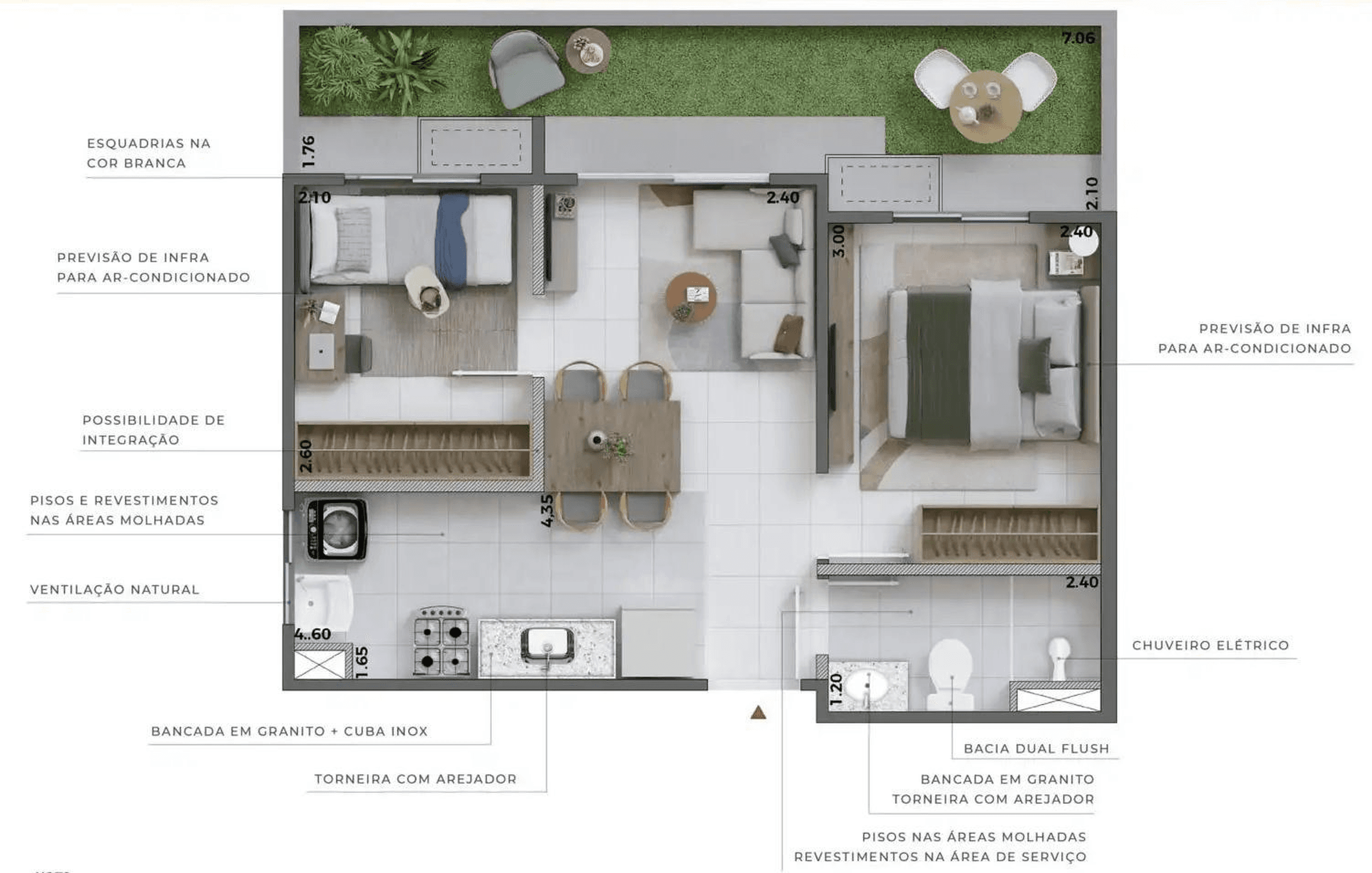 Planta 5 — Equale Condomínio Clube