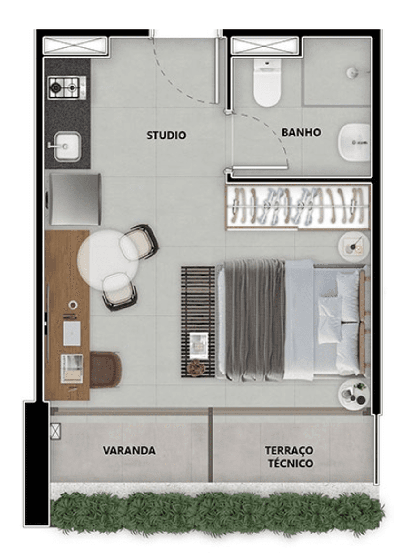 Planta 2 — Pintassilgo 336 - Residencial