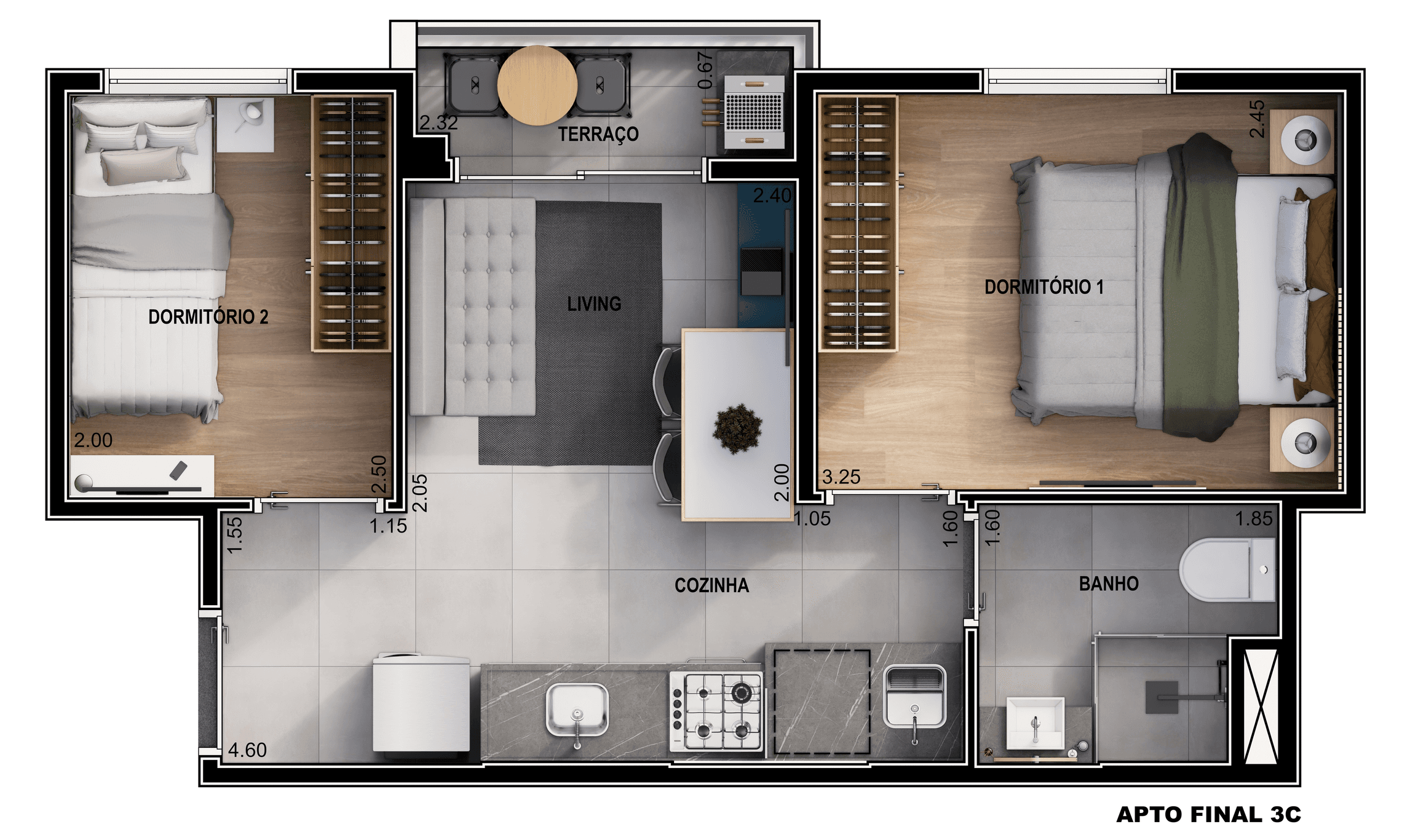 Planta 4 — Haus Alto do Ipiranga