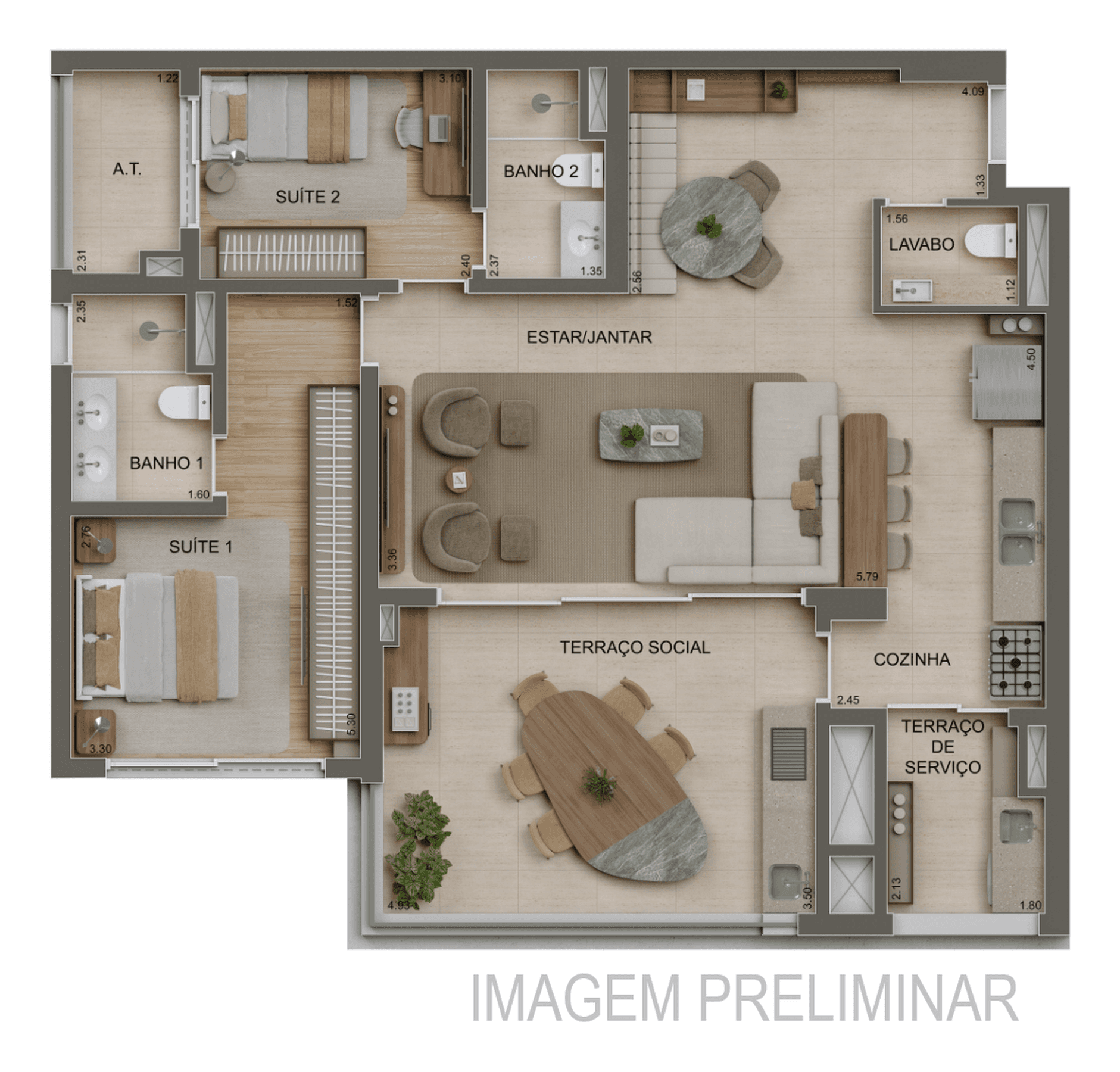 Planta 5 — Monã Anália Franco Home