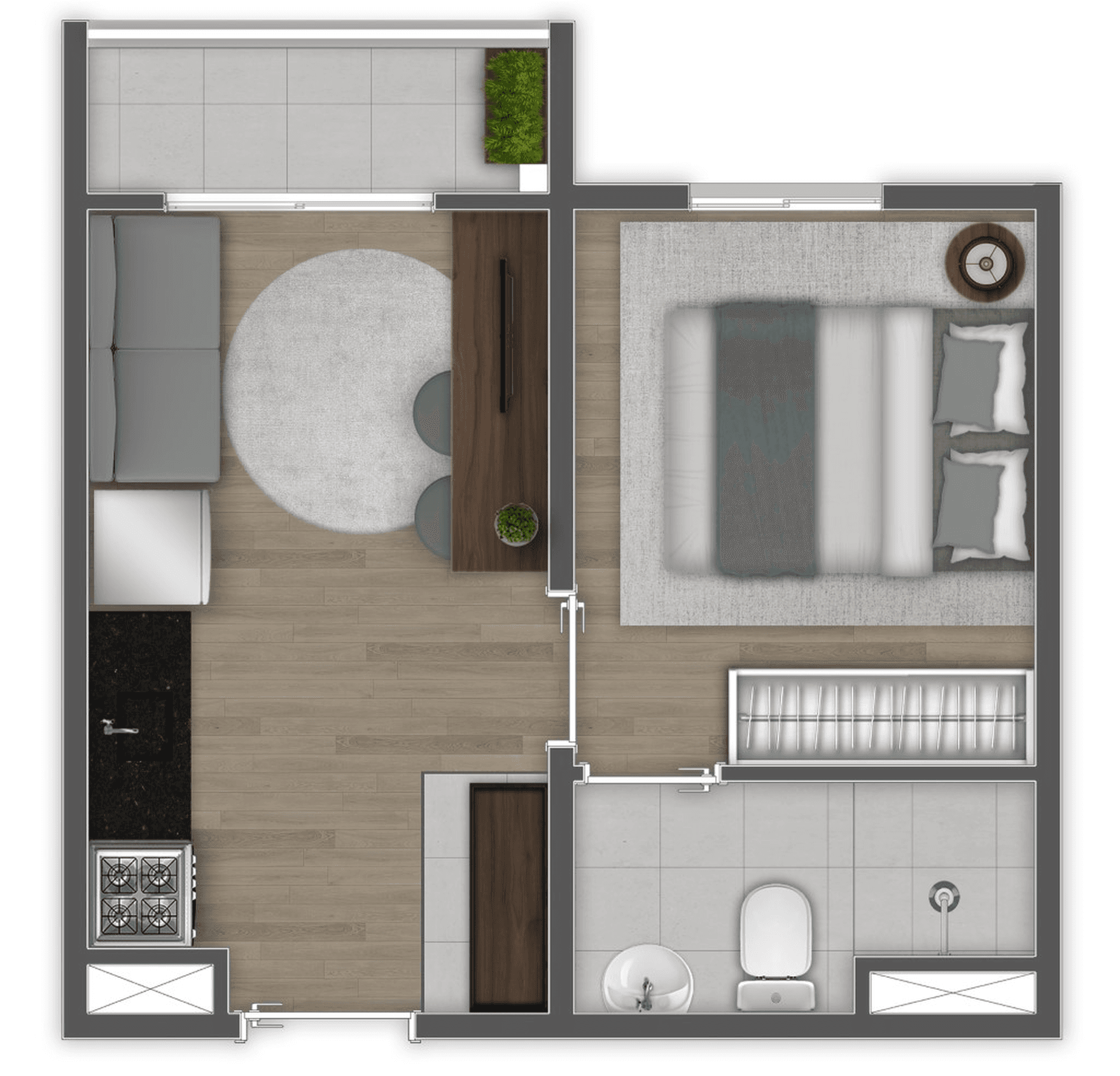 Planta 6 — Mundo Apto Estação Borba Gato