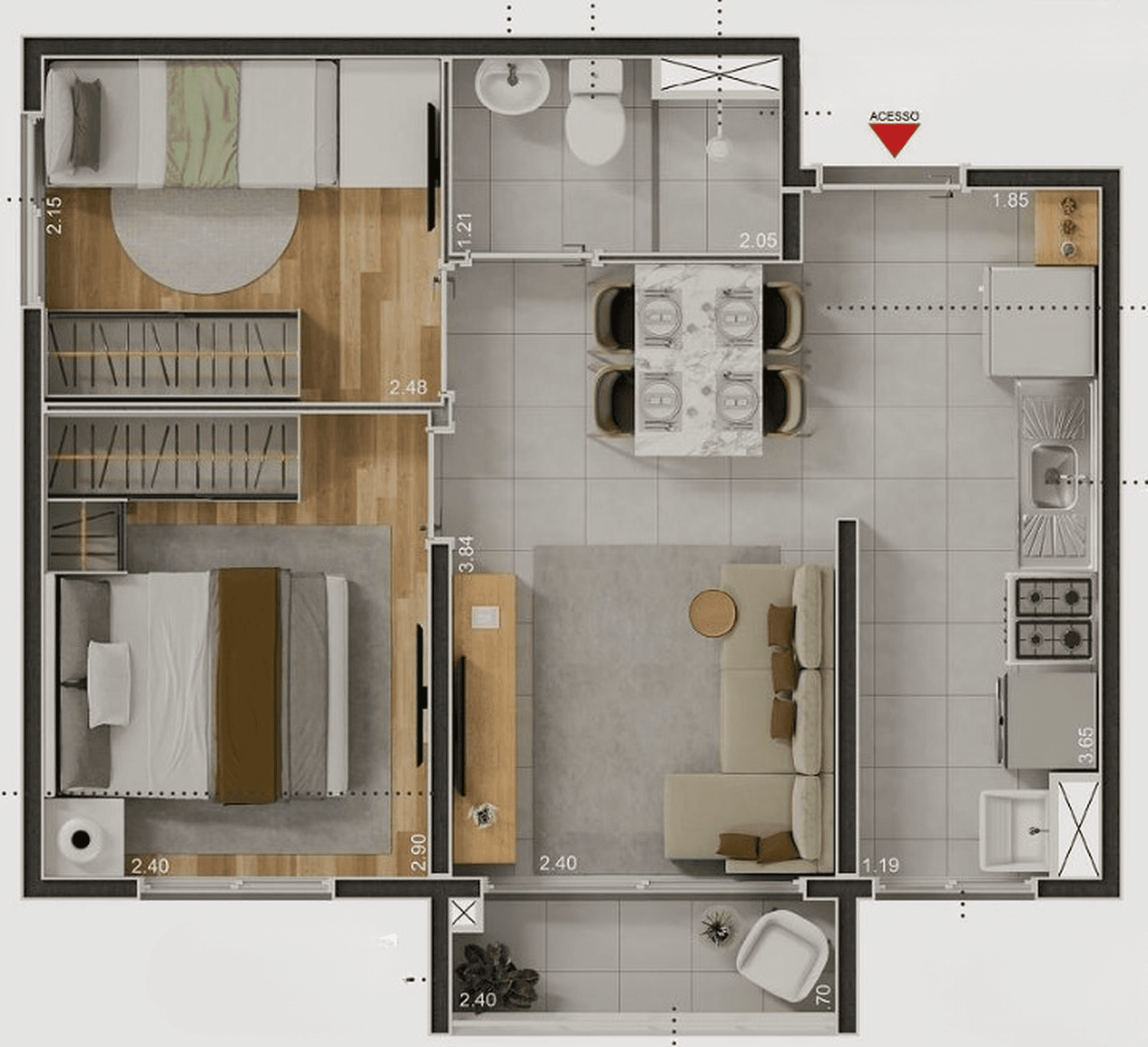 Planta 3 — Estilo Lapa
