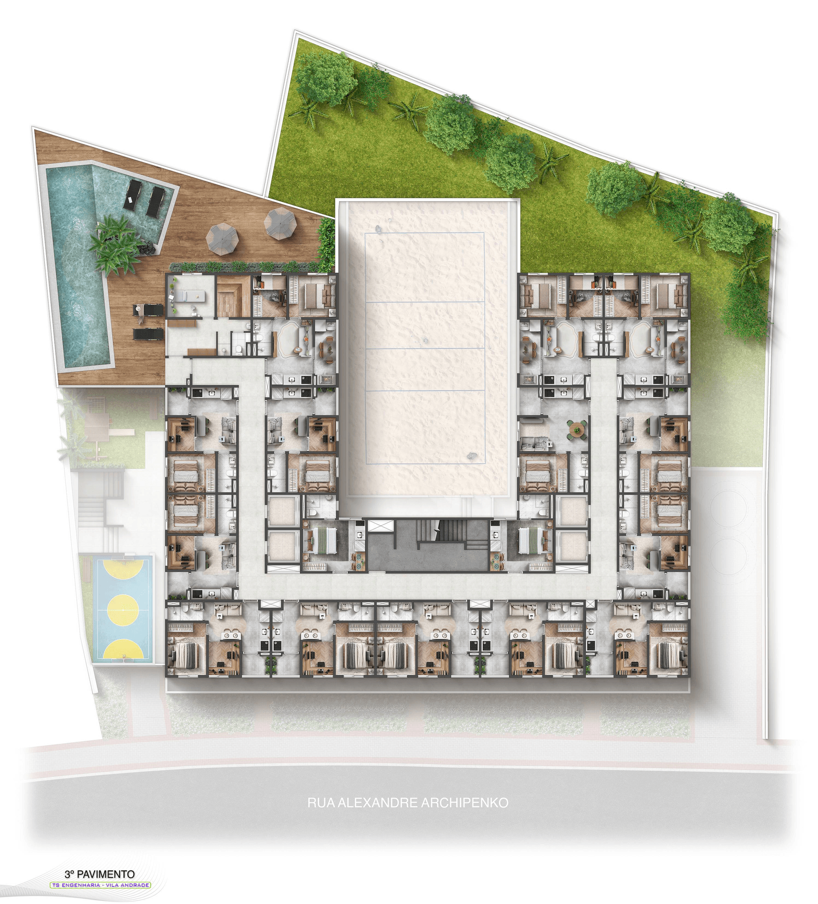 Planta 3 — Eleve Vila Andrade - Residencial