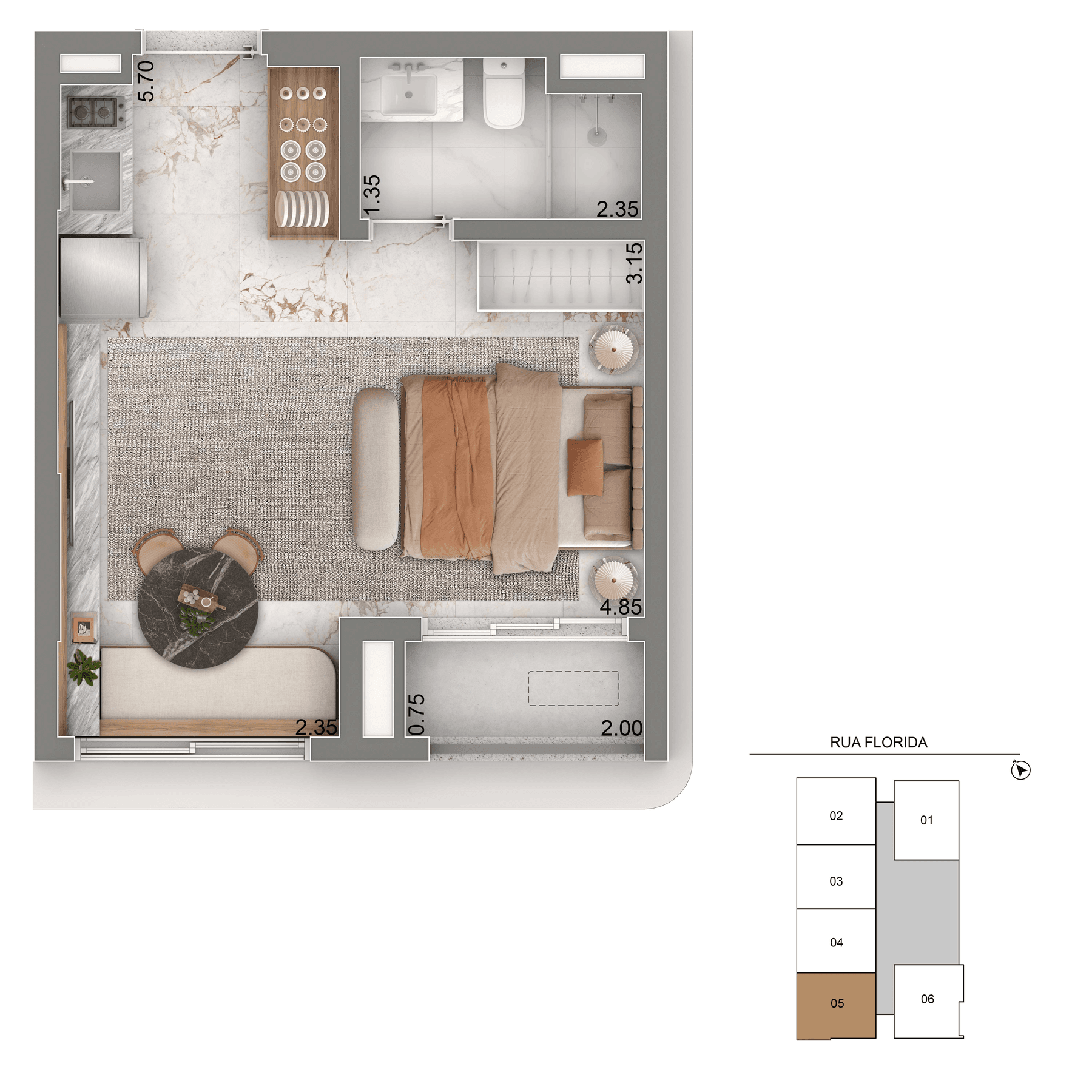 Planta 4 — Casa Senses Apartaments