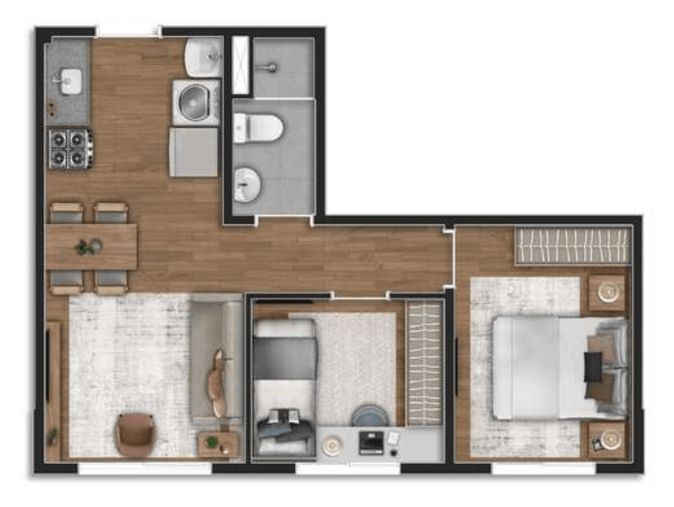 Planta 3 — Bosque Ipiranga - Residencial - Fase 3