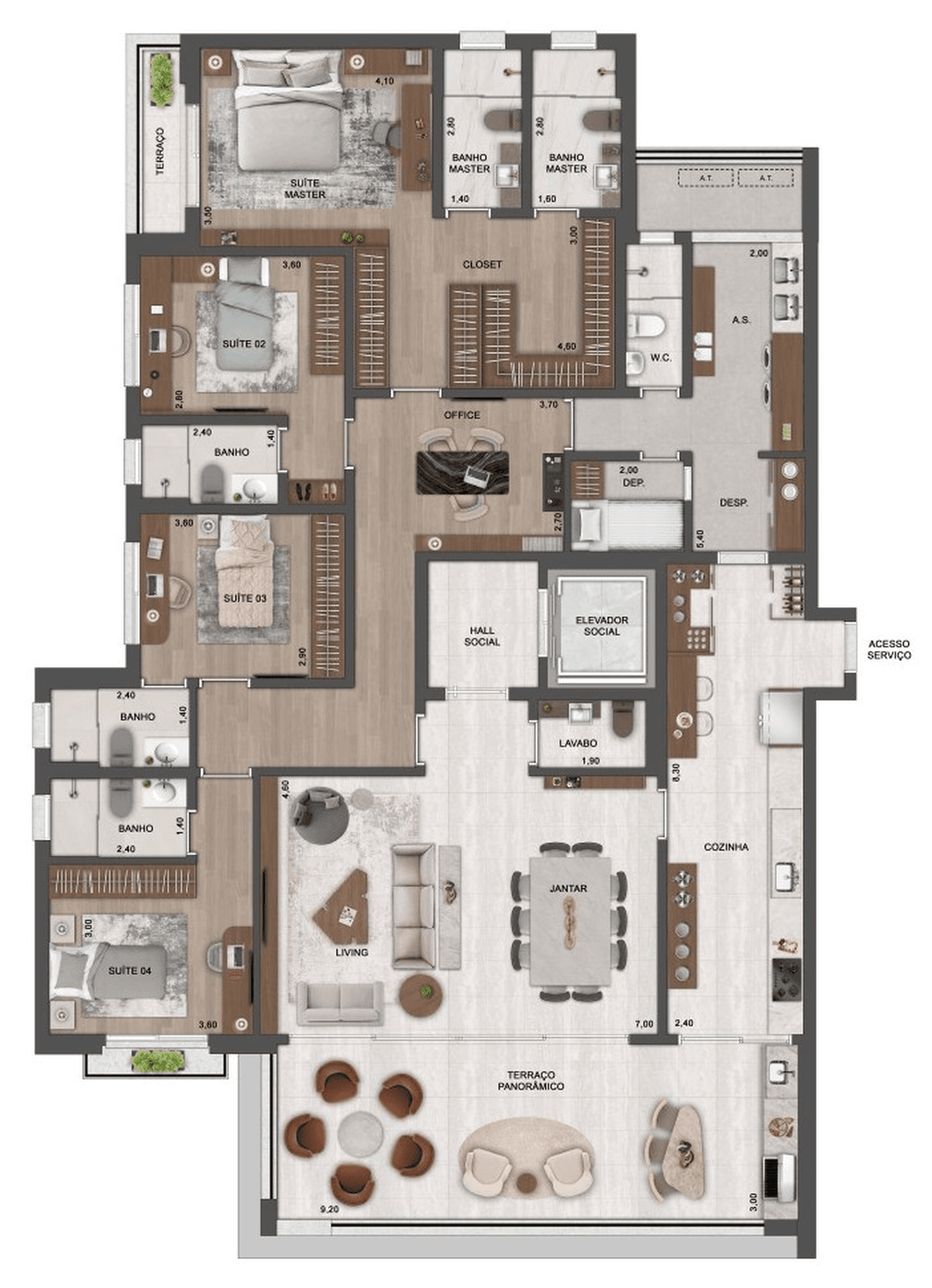 Planta 6 — Château Jardin Harmonie
