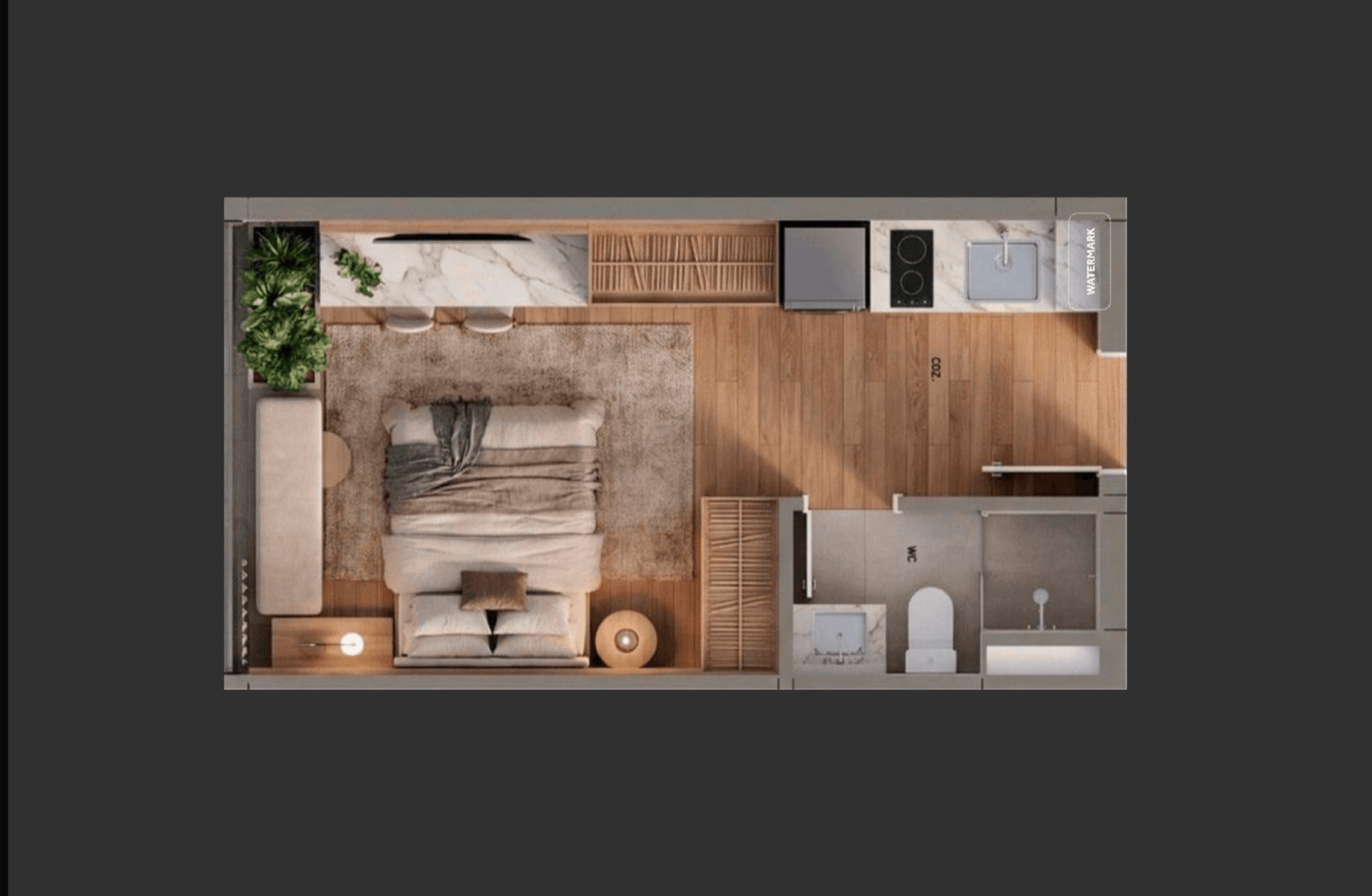 Planta 1 — W Stay Perdizes - Residencial