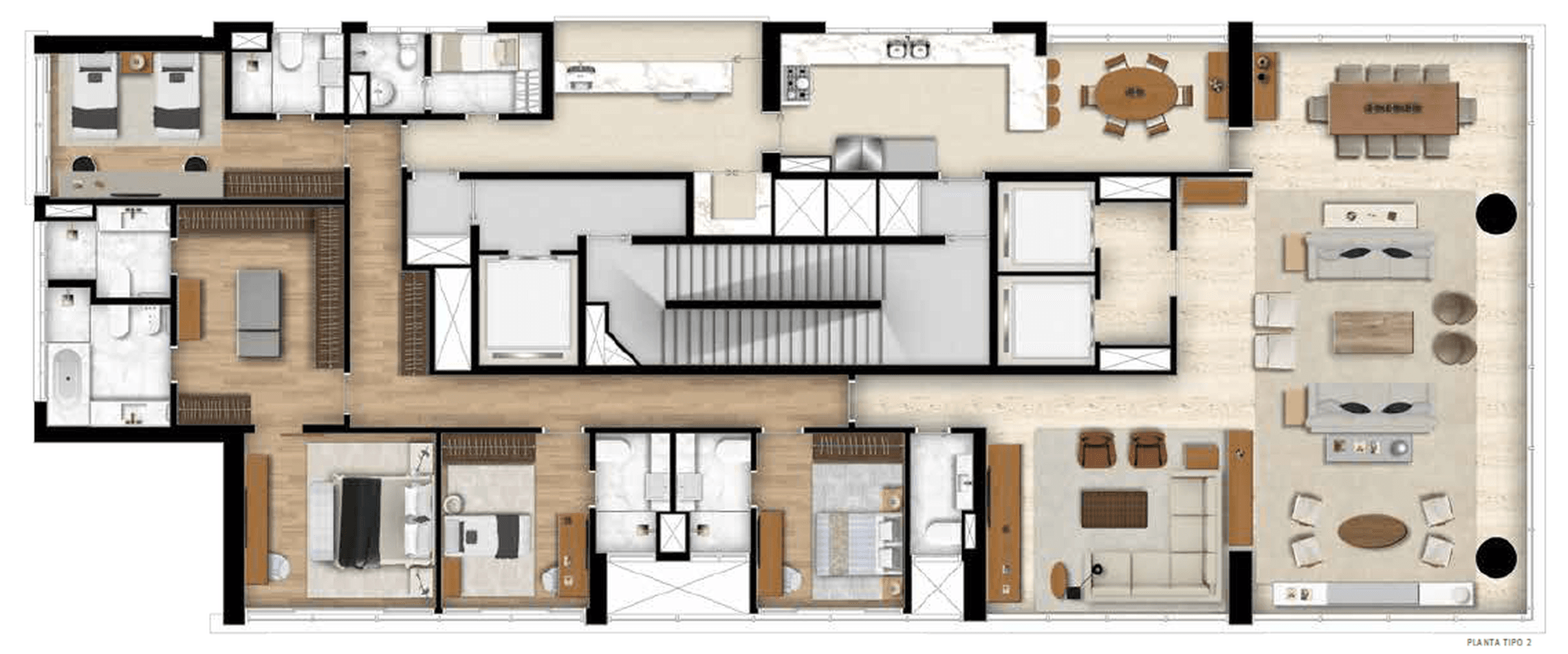 Planta 3 — AG Residences Art