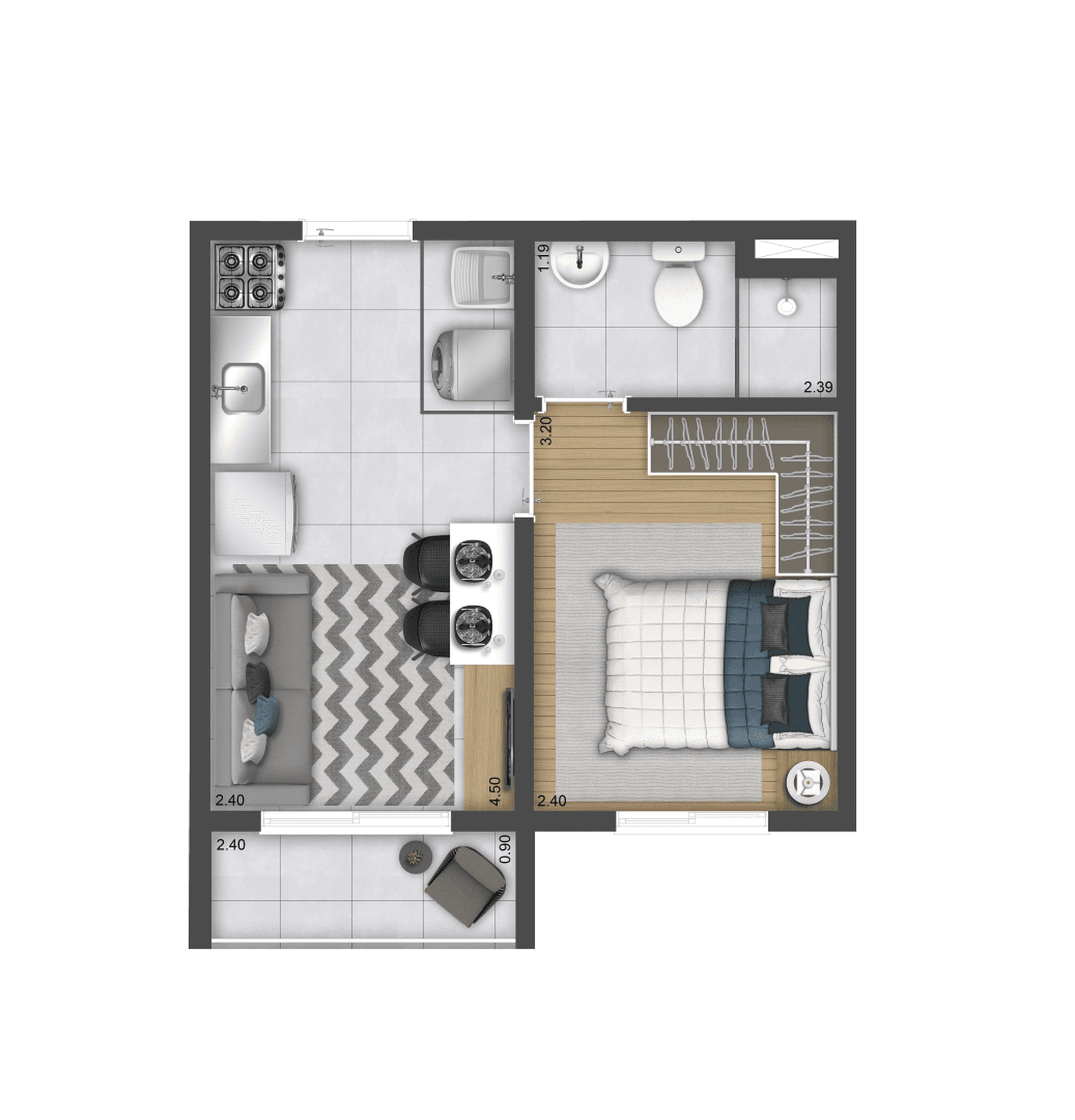 Planta 1 — Plano&Mais Butantã - Fase 1