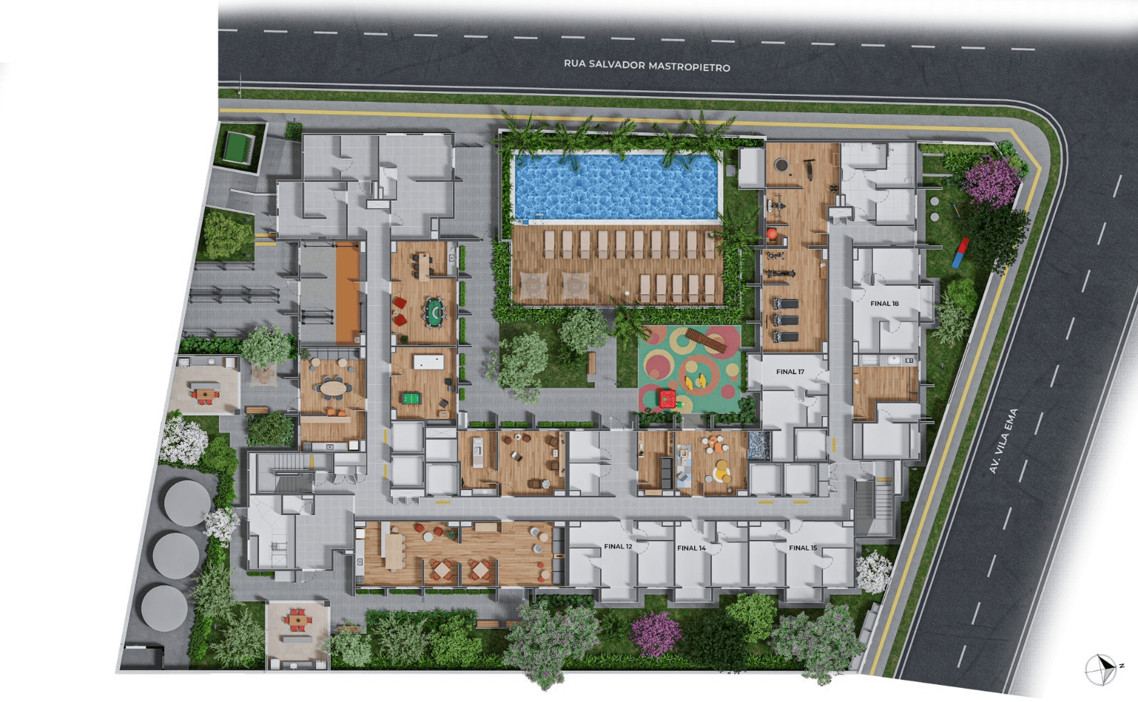 Planta 1 — Vibra Parque Vila Prudente