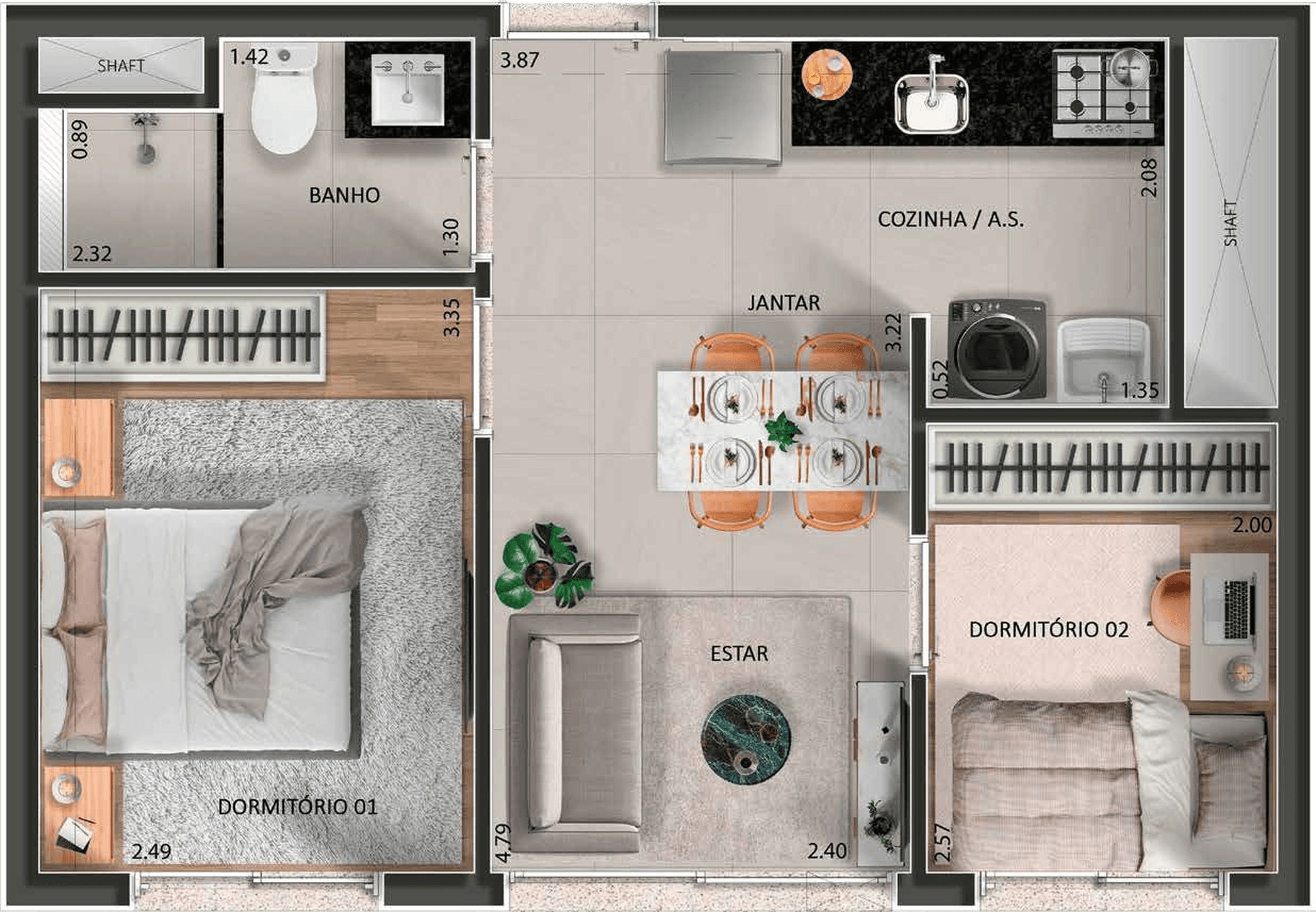 Planta 2 — Árbore - Residencial