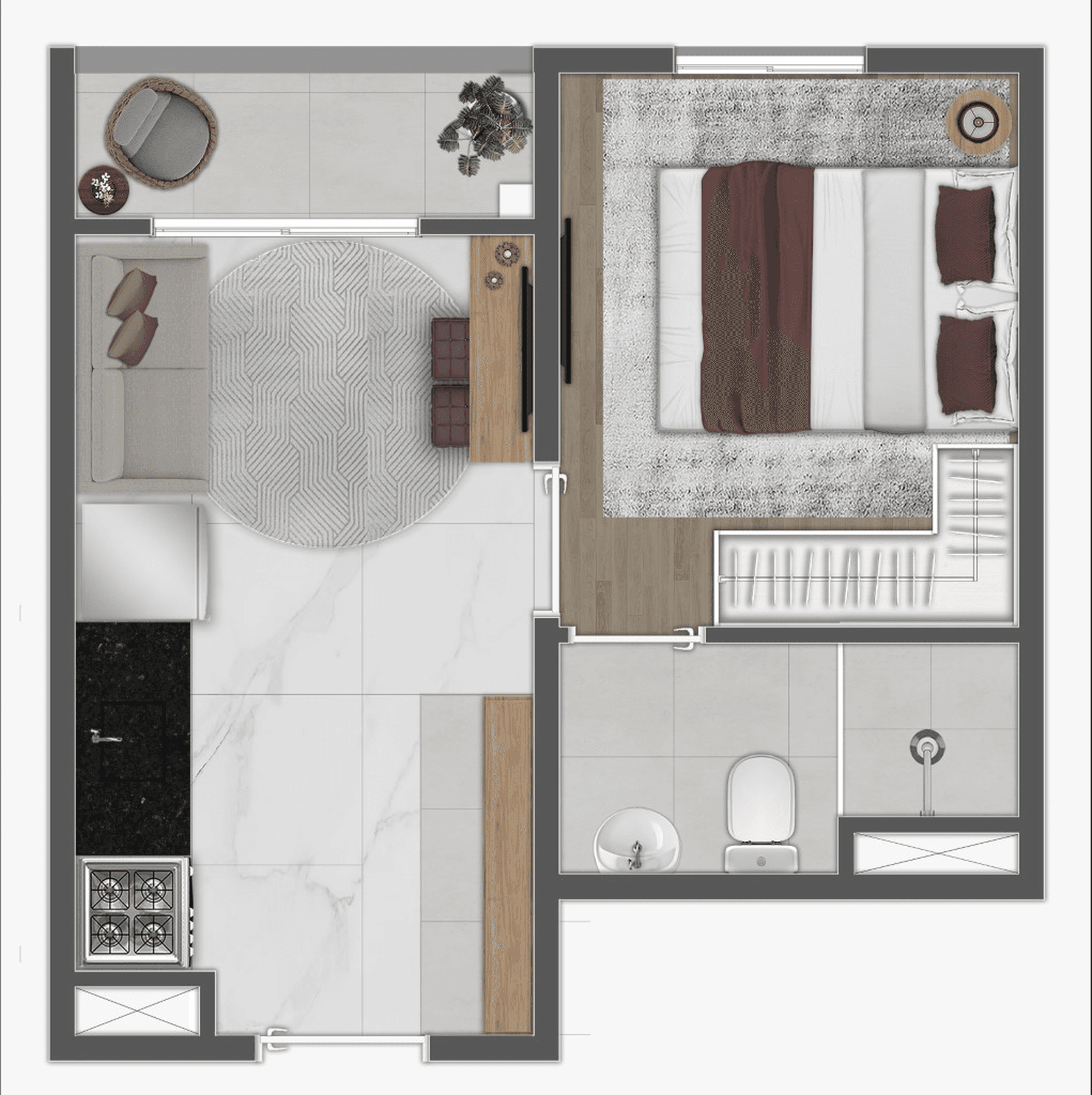 Planta 2 — Mundo Apto Essência Vila Prudente