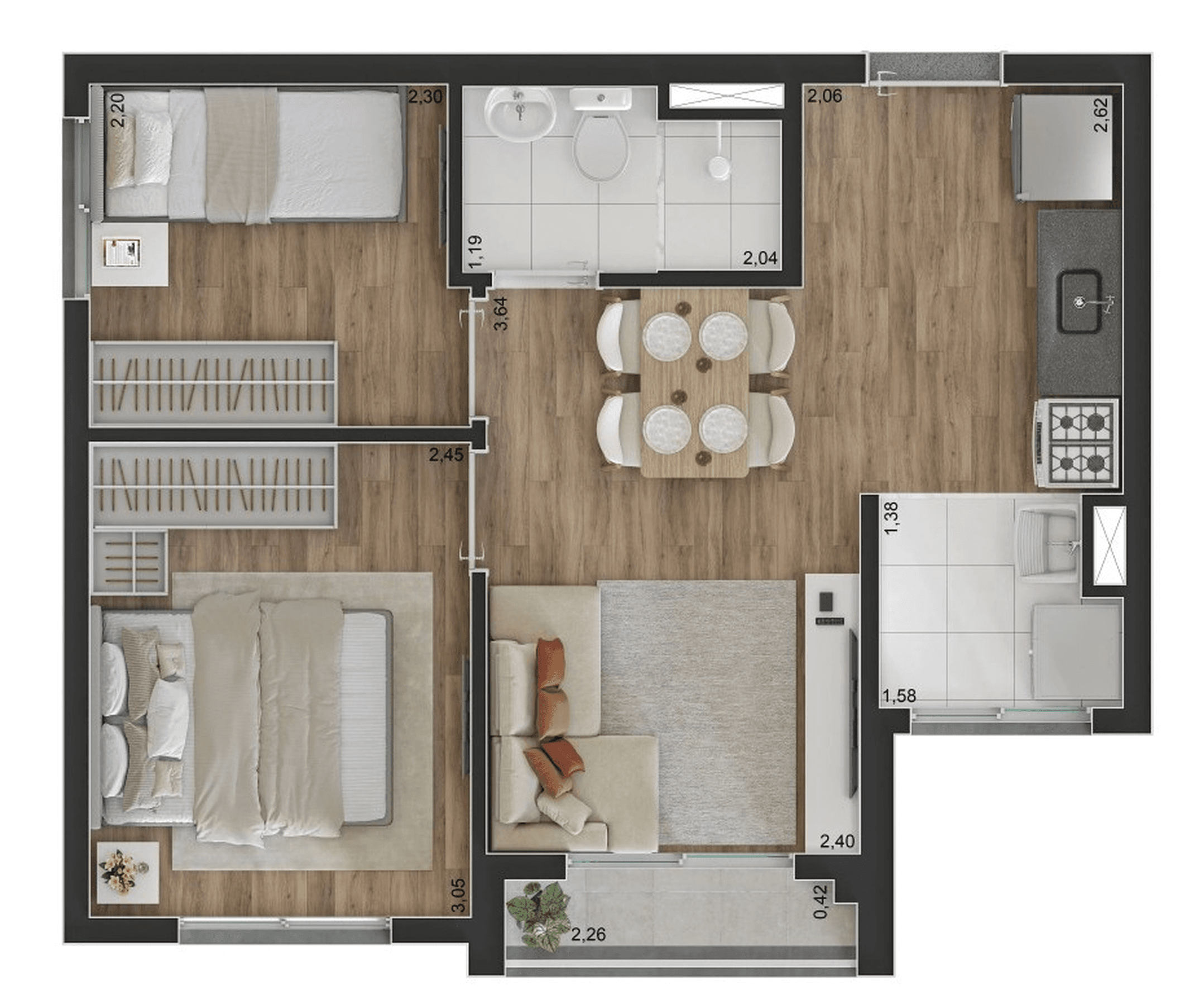 Planta 1 — Class Select