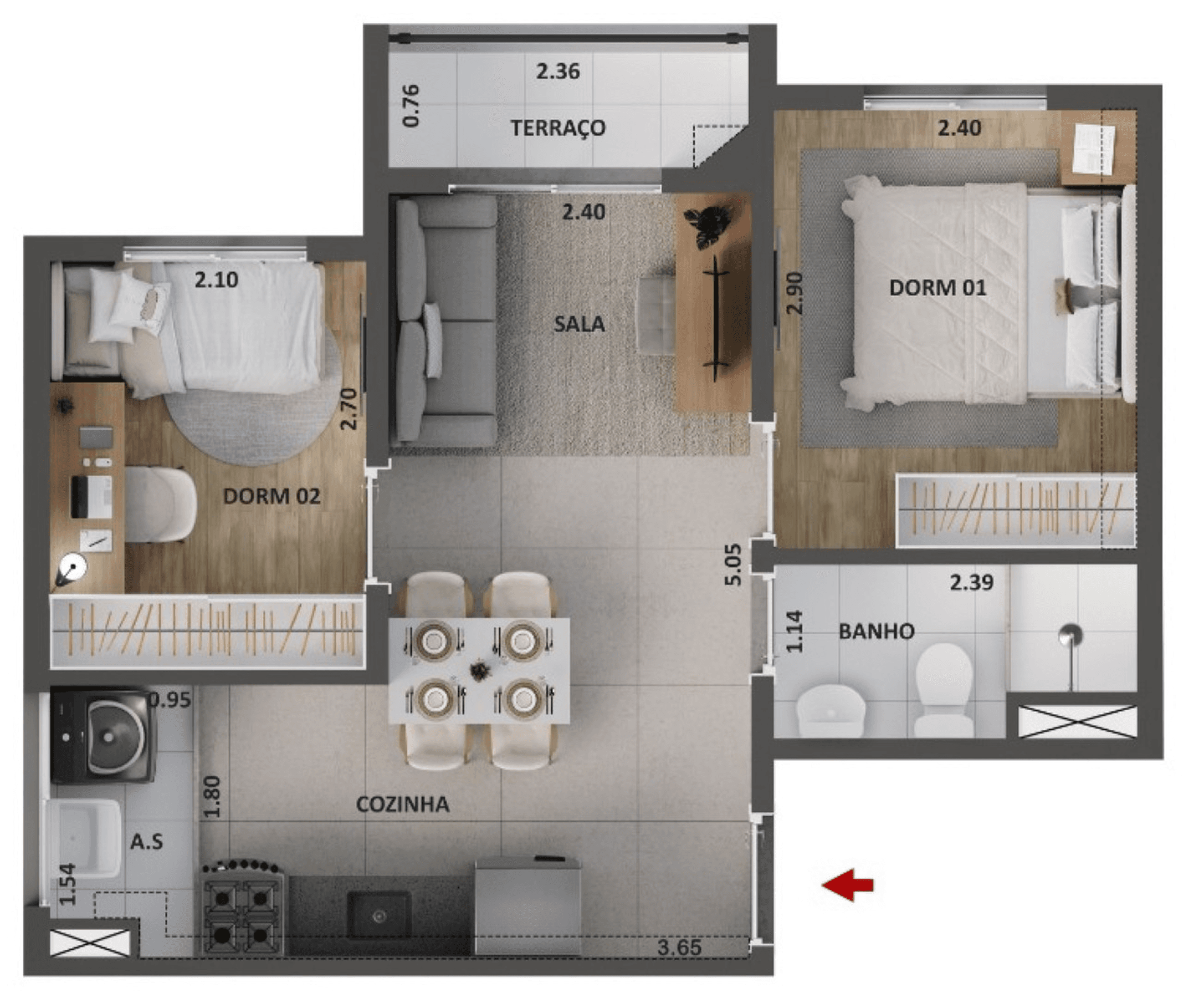 Planta 5 — Cidade Lapa Perdizes