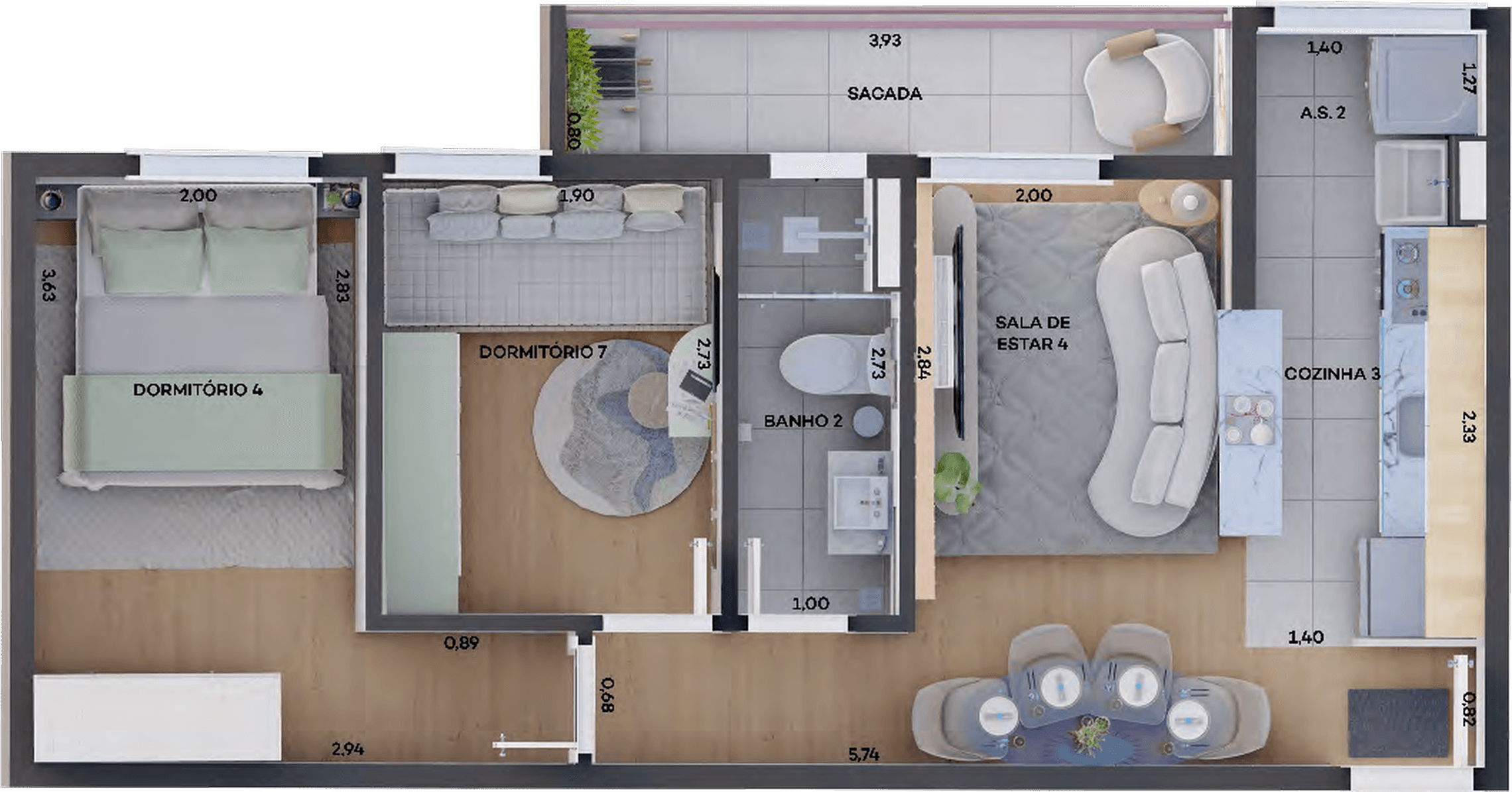 Planta 5 — Belvedere Liberdade