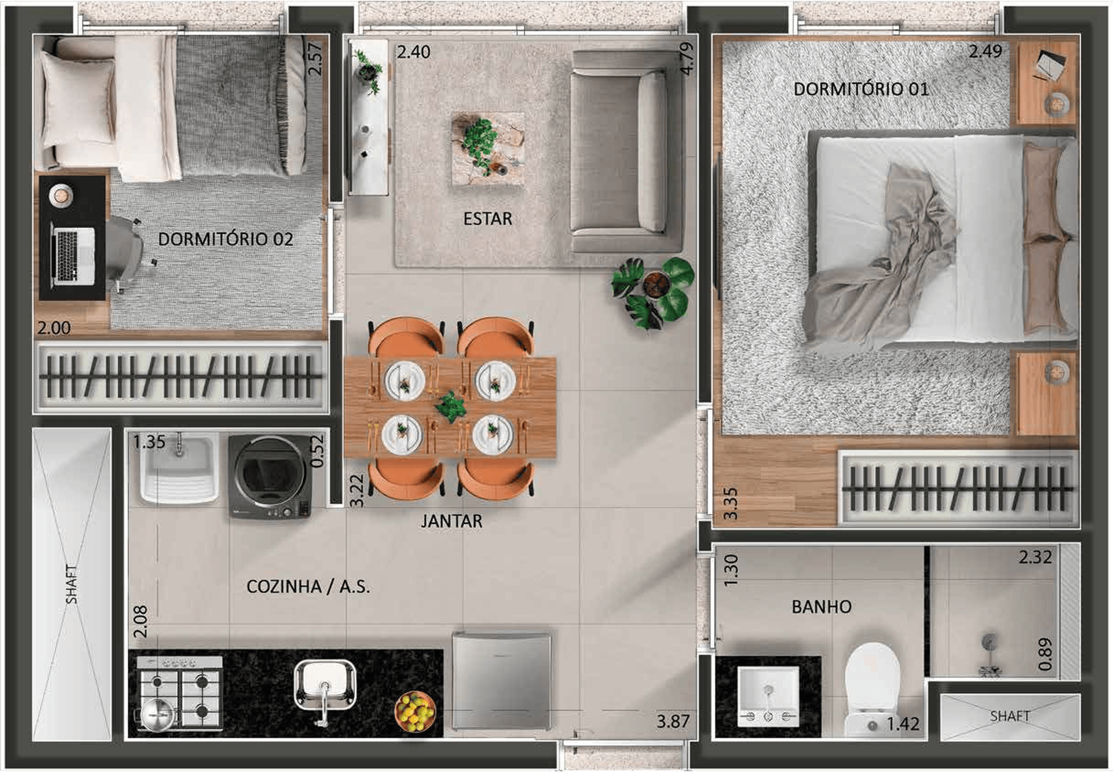 Planta 2 — Árbore - NR